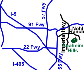Anaheim Hills Map
