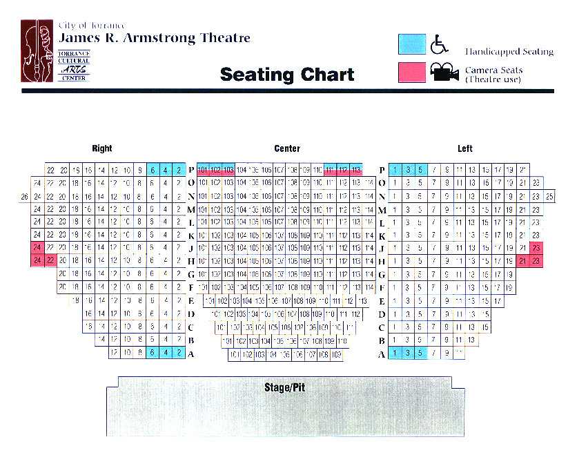 James Armstrong Theater Seating Chart